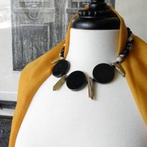 Fashion of gemstone jewelry quality high polished agate necklance